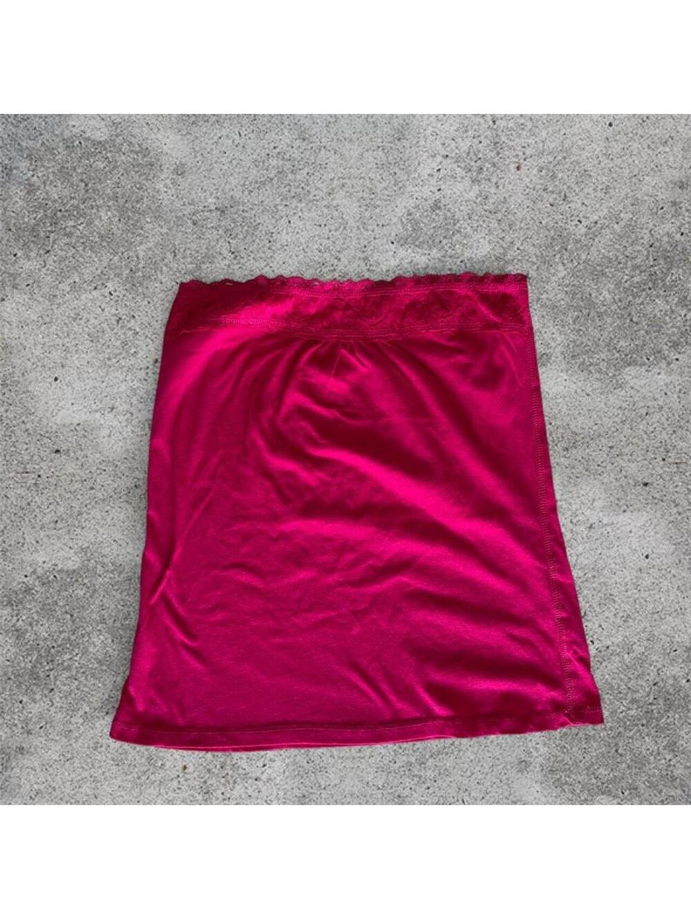 Brandy Melville hot pink lucky tube top